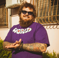 Purple WorldWide Tee