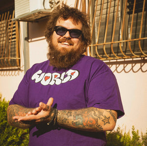 Purple WorldWide Tee